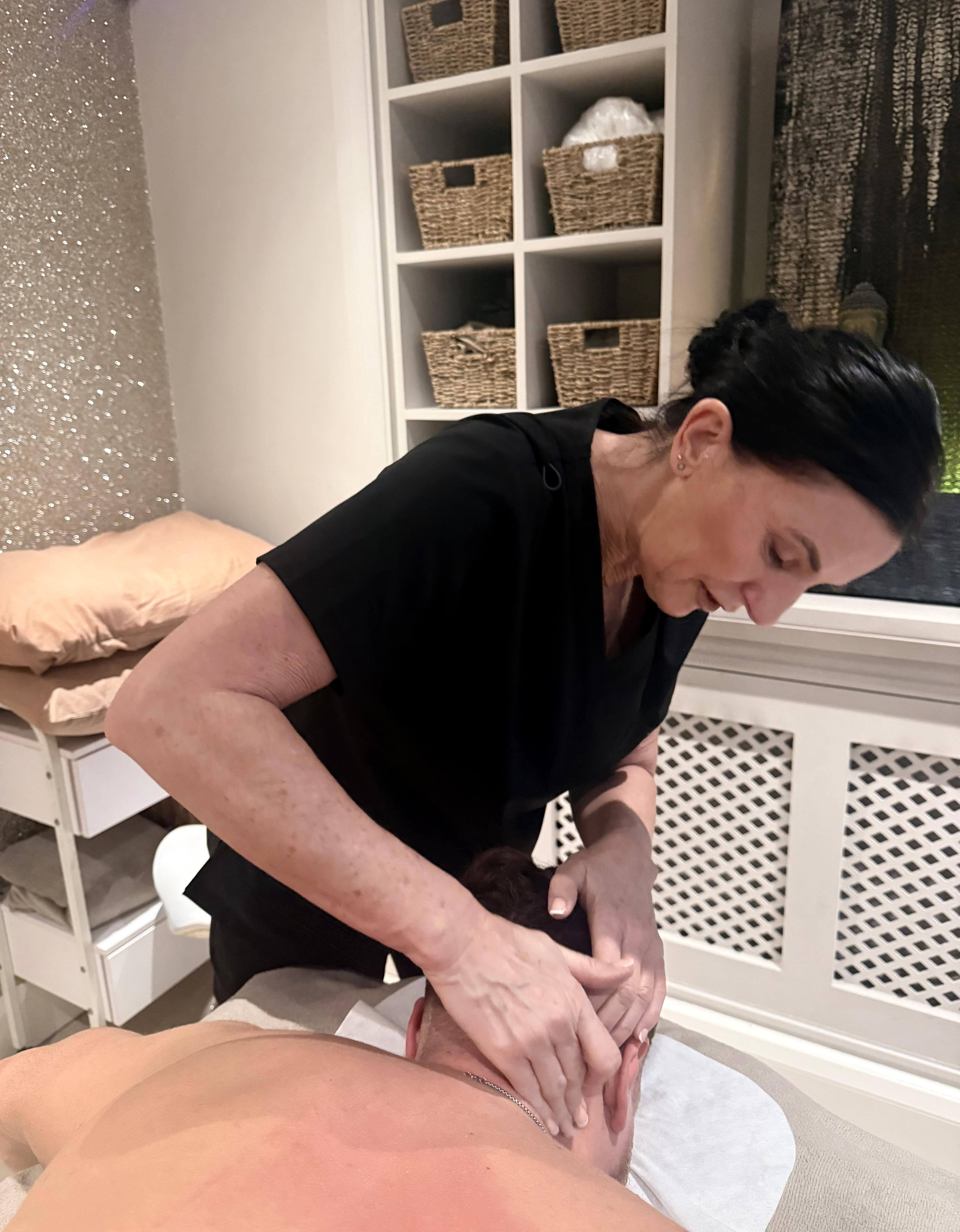 Neck treatment by Jacqueline Baugh Sports Therapy